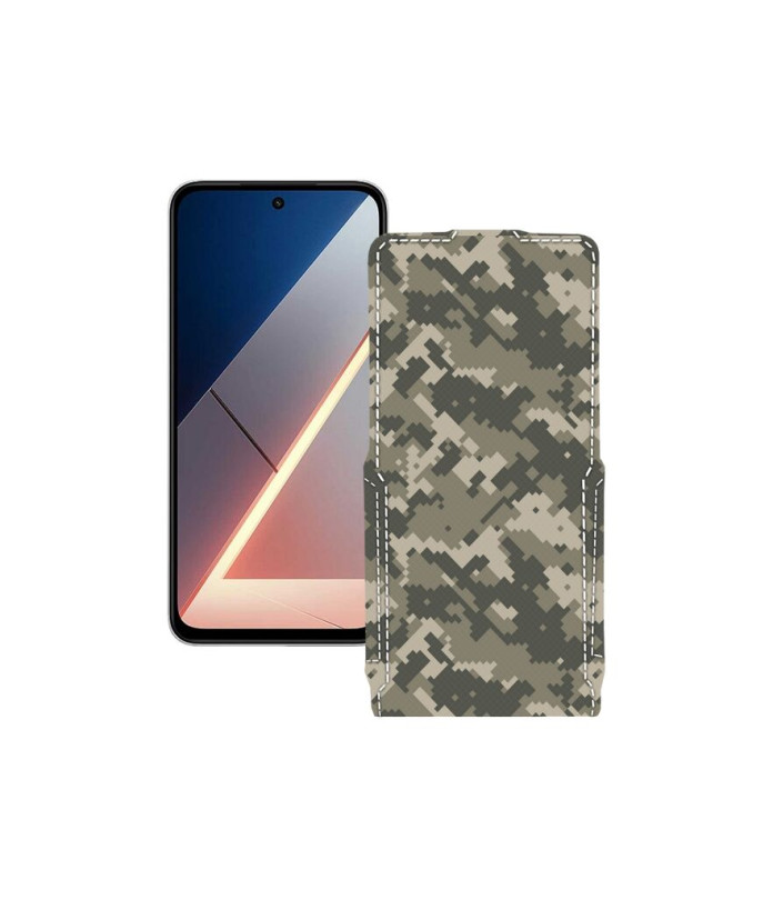 Чохол-флип з екошкіри для телефону Xiaomi Poco M7 4G