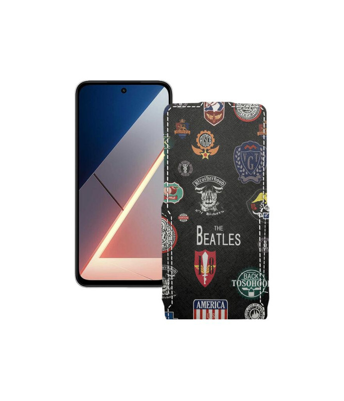 Чохол-флип з екошкіри для телефону Xiaomi Poco M7 4G