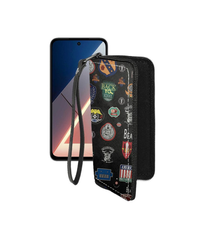 Чохол-гаманець з екошкіри для телефону Xiaomi Poco M7 4G