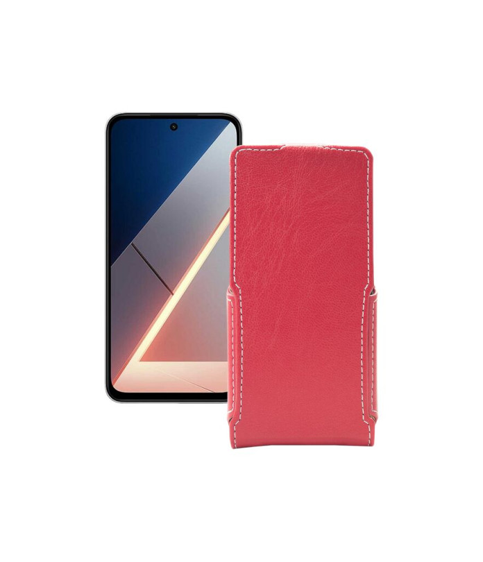 Чохол-флип з екошкіри для телефону Xiaomi Poco M7 4G