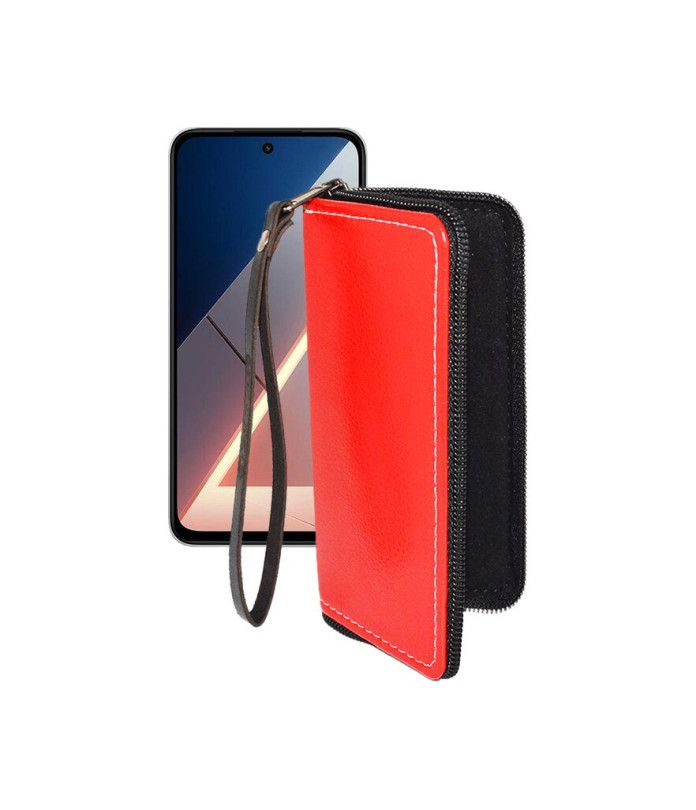 Чохол-гаманець з екошкіри для телефону Xiaomi Poco M7 4G