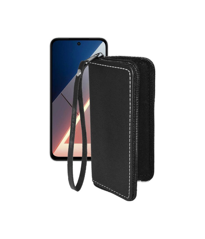 Чохол-гаманець з екошкіри для телефону Xiaomi Poco M7 4G