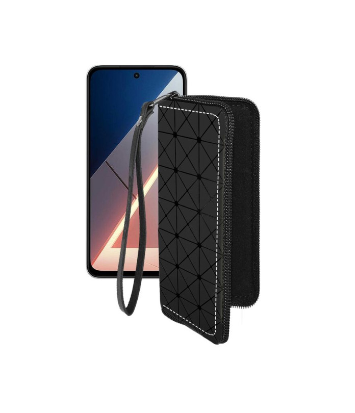 Чохол-гаманець з екошкіри для телефону Xiaomi Poco M7 4G