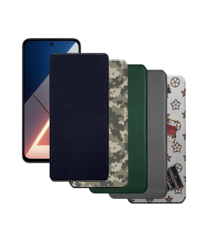 Накладка з екошкіри для телефону Xiaomi Poco M7 4G