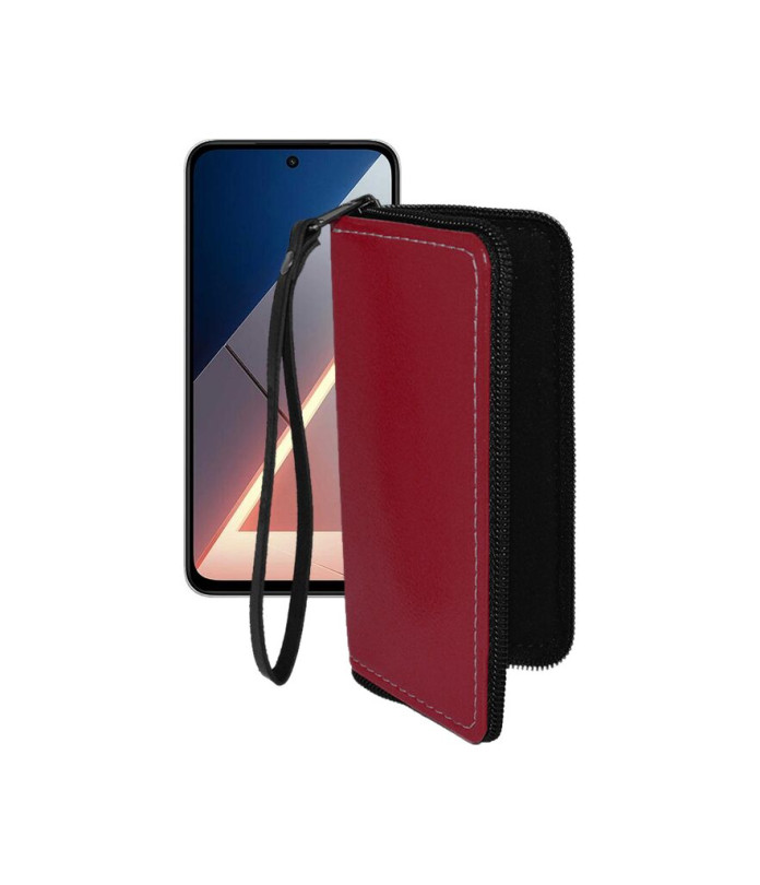 Чохол-гаманець з екошкіри для телефону Xiaomi Poco M7 4G