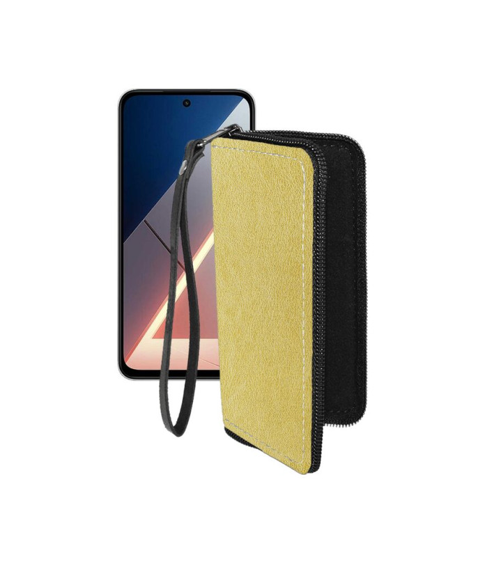 Чохол-гаманець з екошкіри для телефону Xiaomi Poco M7 4G