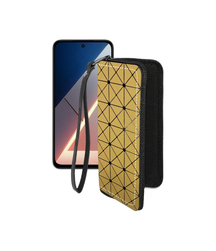 Чохол-гаманець з екошкіри для телефону Xiaomi Poco M7 4G