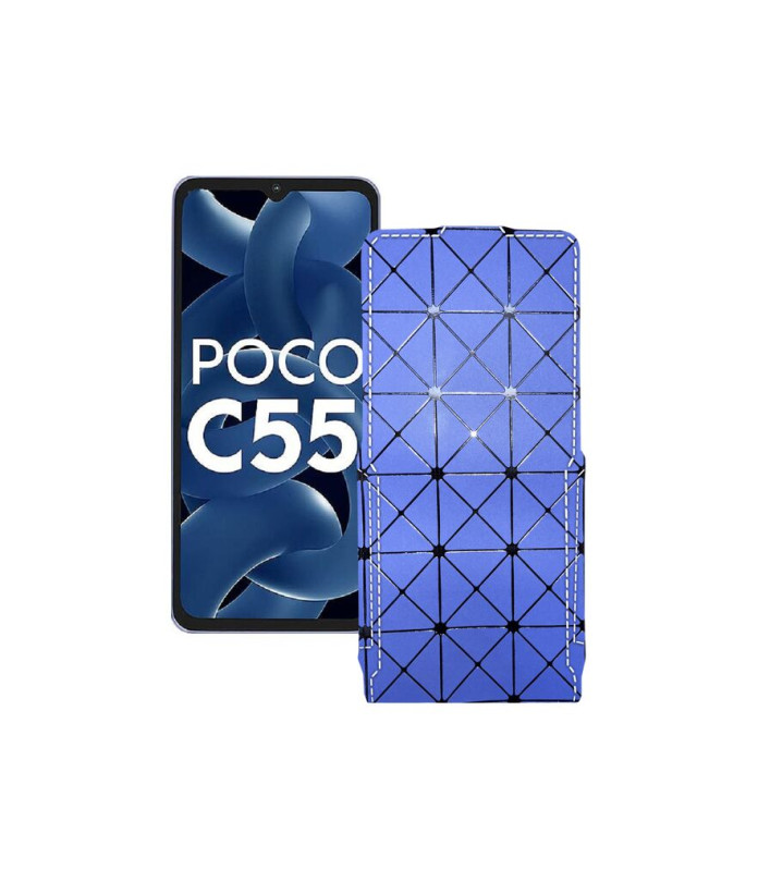 Чохол-флип з екошкіри для телефону Xiaomi Poco C55