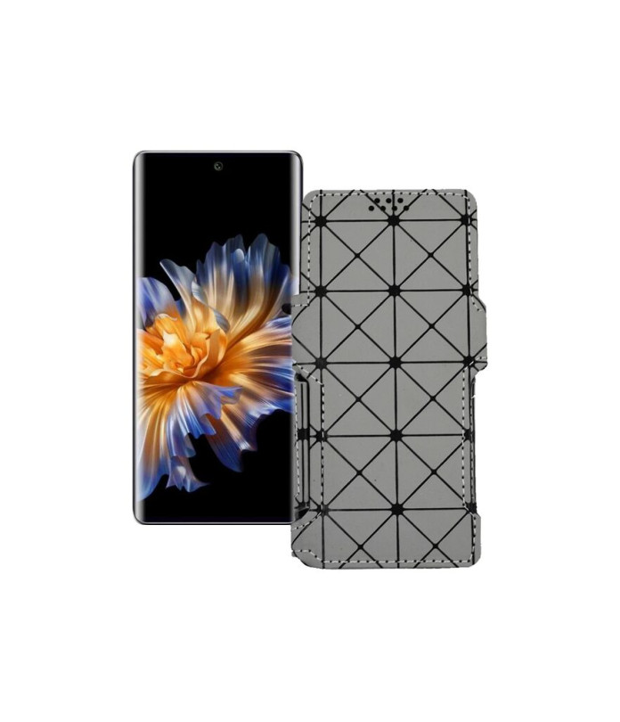 Чохол-книжка з екошкіри для телефону Fossibot S3 Pro