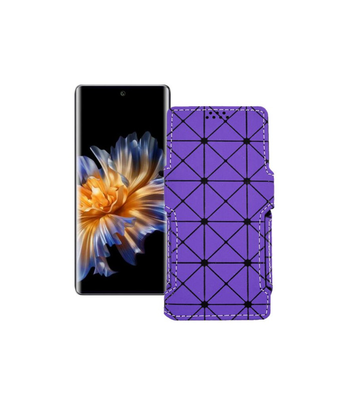 Чохол-книжка з екошкіри для телефону Fossibot S3 Pro