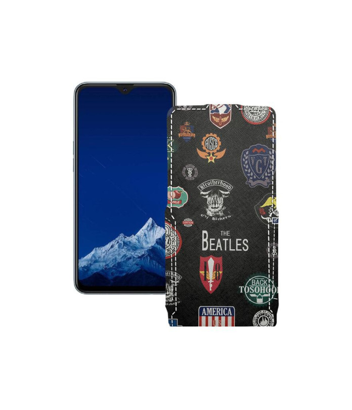 Чохол-флип з екошкіри для телефону OPPO A11k