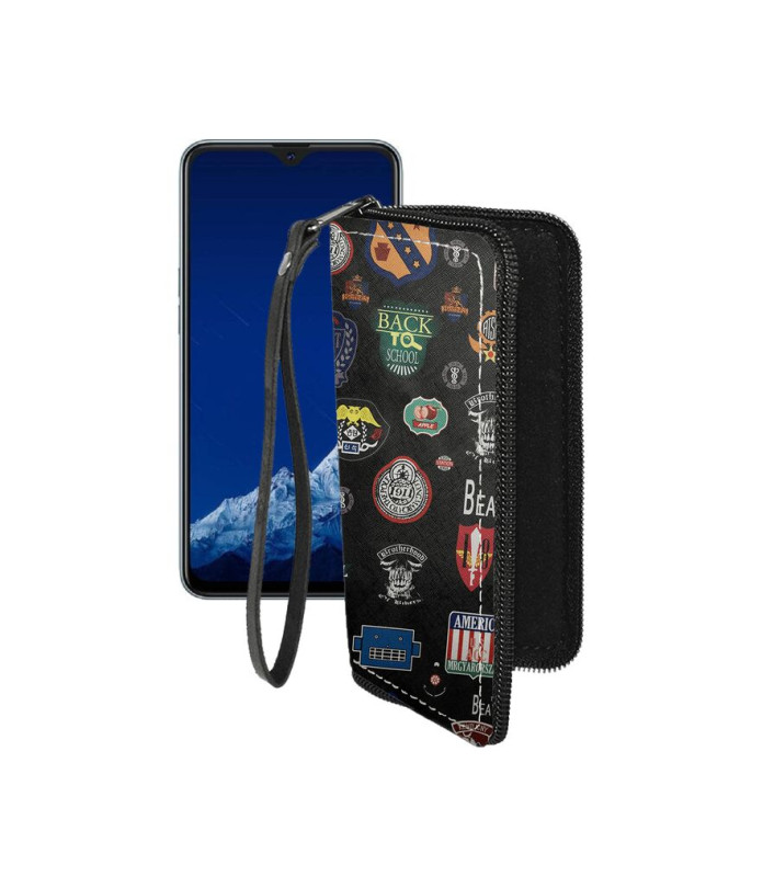 Чохол-гаманець з екошкіри для телефону OPPO A11k