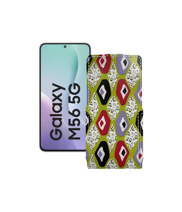 Чохол-флип з екошкіри для телефону Samsung Galaxy M56 5G (M556)