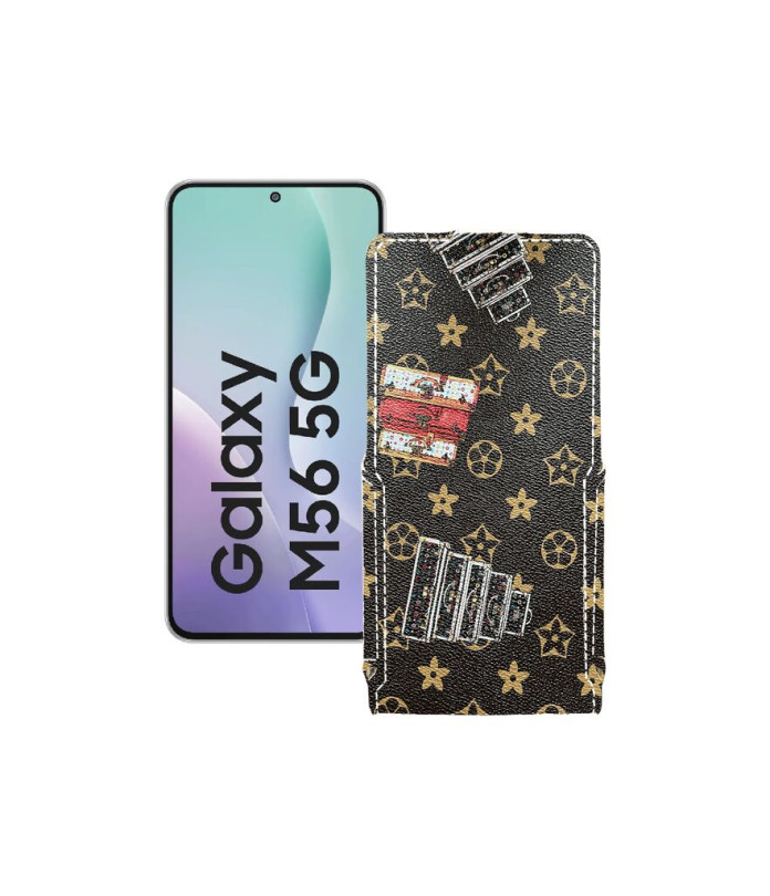 Чохол-флип з екошкіри для телефону Samsung Galaxy M56 5G (M556)