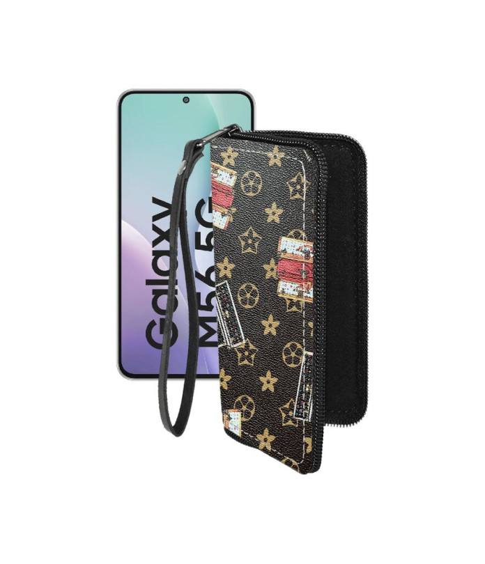 Чохол-гаманець з екошкіри для телефону Samsung Galaxy M56 5G (M556)