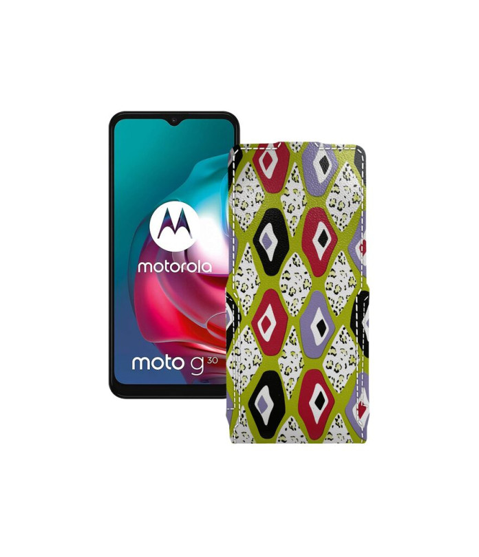 Чохол-флип з екошкіри для телефону Motorola Moto G30 (xt2129-2)