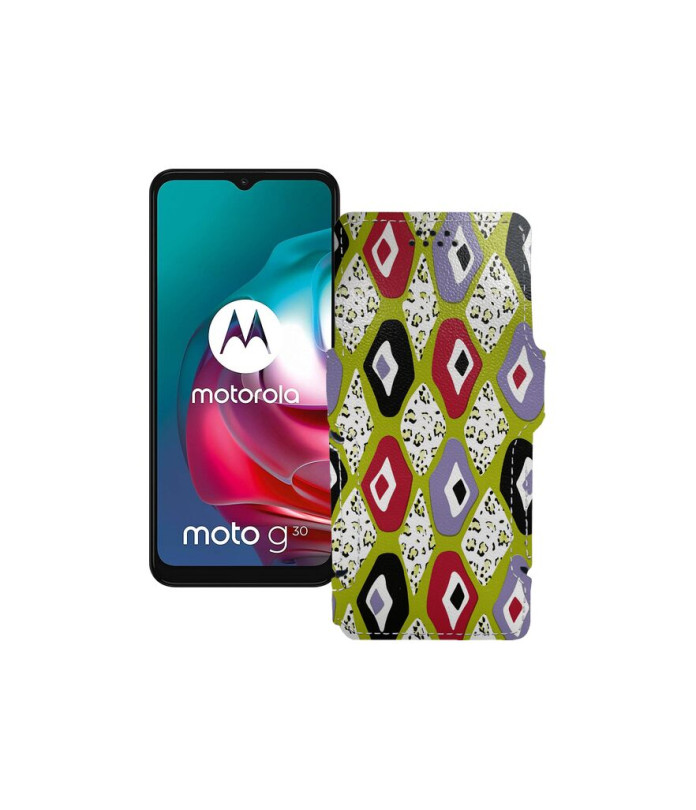 Чохол-книжка з екошкіри для телефону Motorola Moto G30 (xt2129-2)