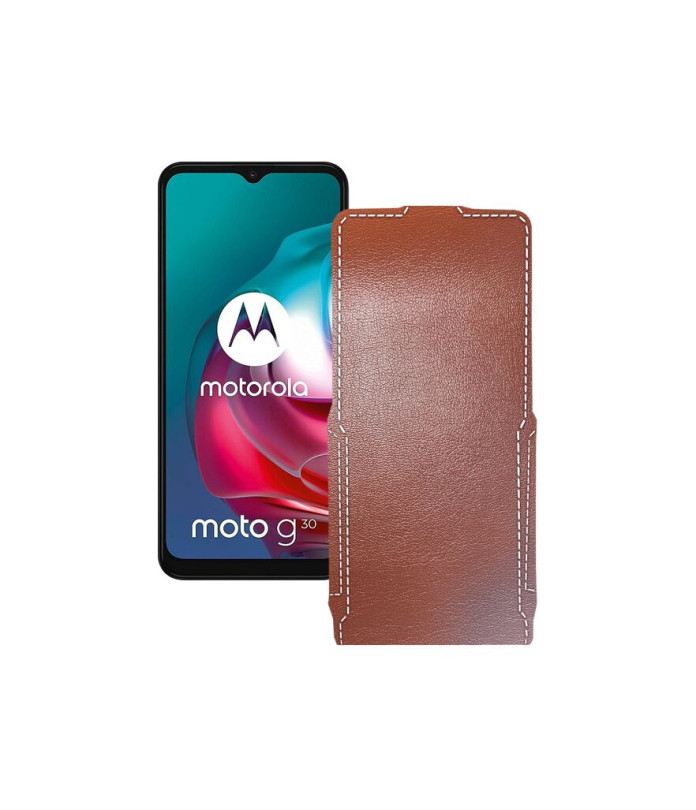 Чохол-флип з екошкіри для телефону Motorola Moto G30 (xt2129-2)