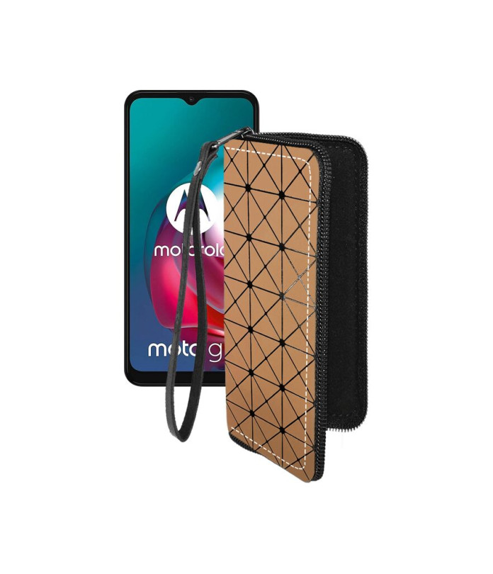 Чохол-гаманець з екошкіри для телефону Motorola Moto G30 (xt2129-2)