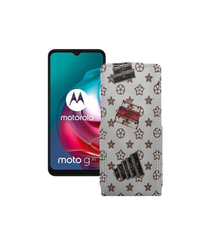 Чохол-флип з екошкіри для телефону Motorola Moto G30 (xt2129-2)