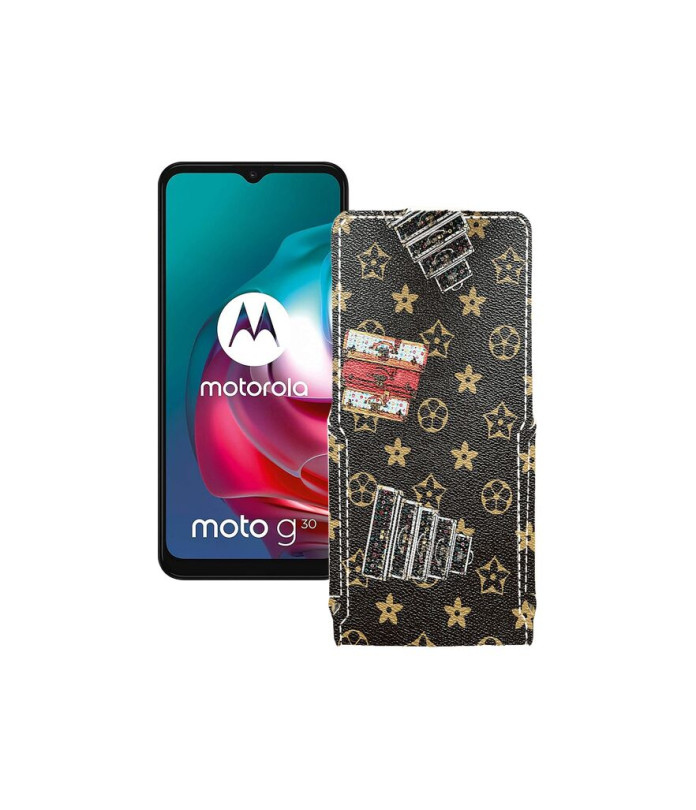 Чохол-флип з екошкіри для телефону Motorola Moto G30 (xt2129-2)