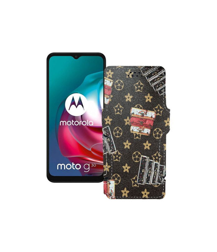 Чохол-книжка з екошкіри для телефону Motorola Moto G30 (xt2129-2)