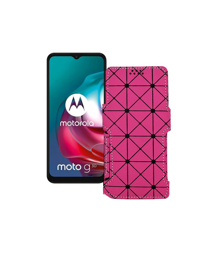 Чохол-книжка з екошкіри для телефону Motorola Moto G30 (xt2129-2)