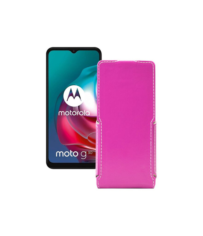 Чохол-флип з екошкіри для телефону Motorola Moto G30 (xt2129-2)