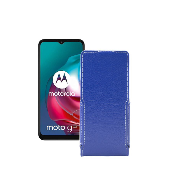 Чохол-флип з екошкіри для телефону Motorola Moto G30 (xt2129-2)