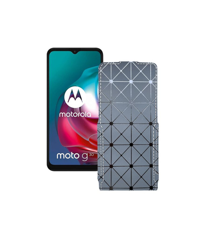 Чохол-флип з екошкіри для телефону Motorola Moto G30 (xt2129-2)