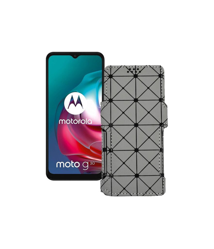 Чохол-книжка з екошкіри для телефону Motorola Moto G30 (xt2129-2)