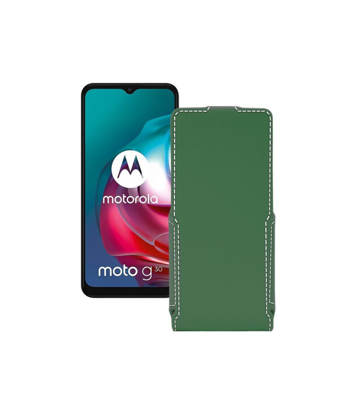 Чохол-флип з екошкіри для телефону Motorola Moto G30 (xt2129-2)