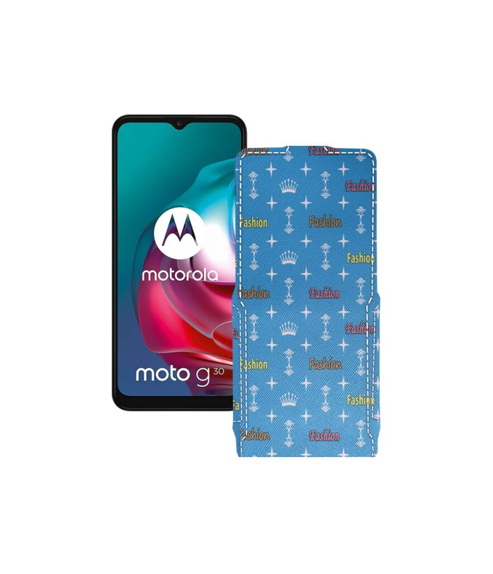 Чохол-флип з екошкіри для телефону Motorola Moto G30 (xt2129-2)