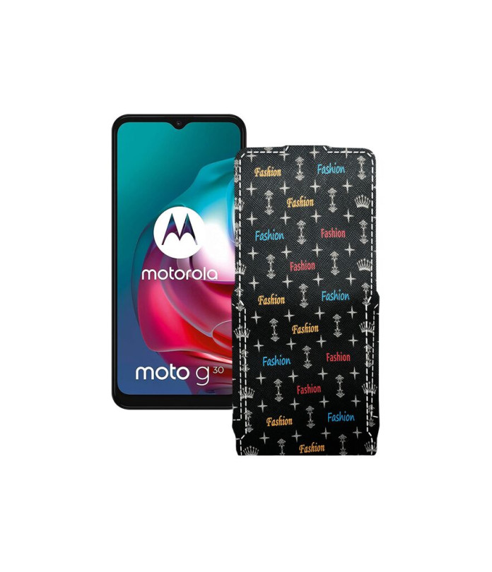 Чохол-флип з екошкіри для телефону Motorola Moto G30 (xt2129-2)