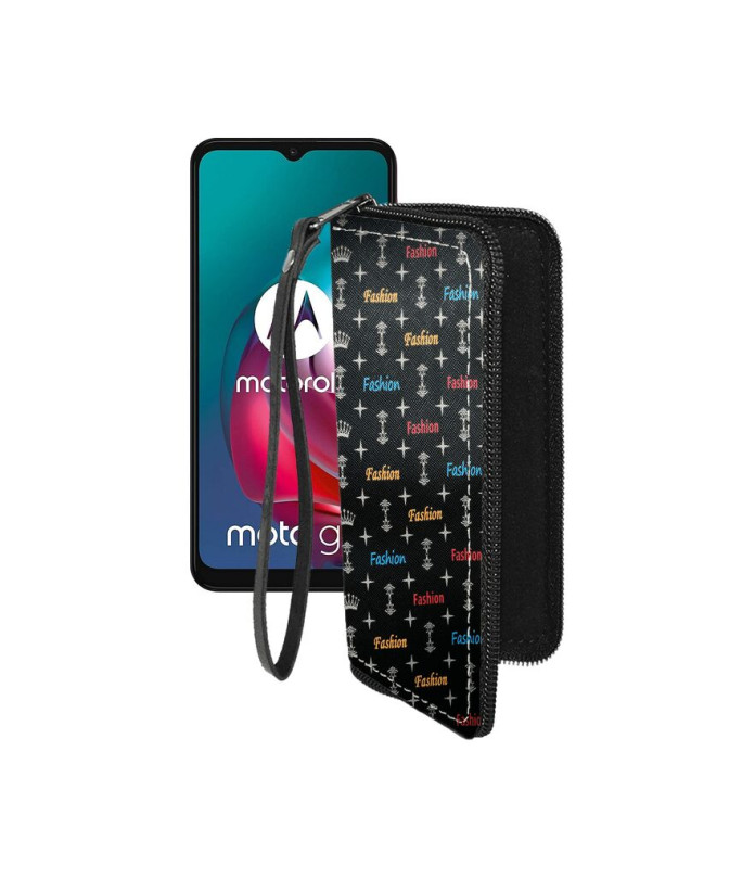 Чохол-гаманець з екошкіри для телефону Motorola Moto G30 (xt2129-2)