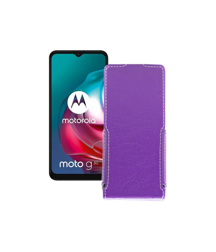 Чохол-флип з екошкіри для телефону Motorola Moto G30 (xt2129-2)