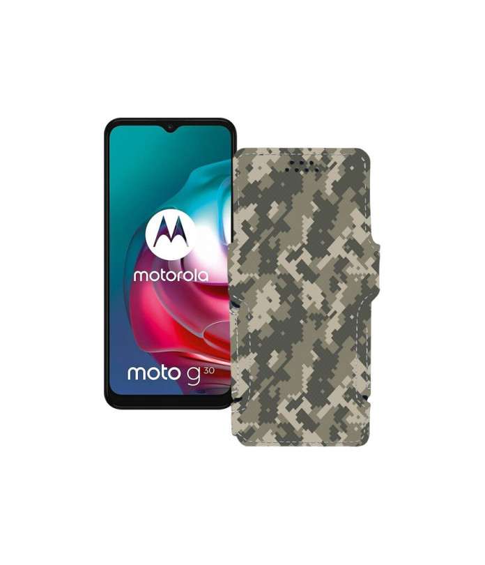 Чохол-книжка з екошкіри для телефону Motorola Moto G30 (xt2129-2)