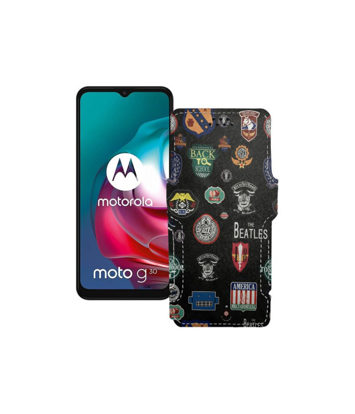 Чохол-книжка з екошкіри для телефону Motorola Moto G30 (xt2129-2)