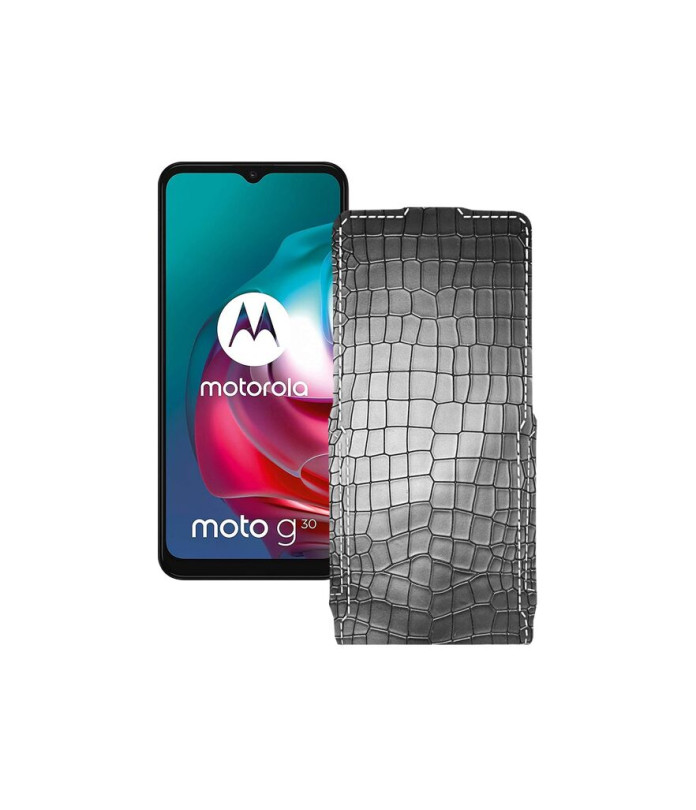 Чохол-флип з екошкіри для телефону Motorola Moto G30 (xt2129-2)