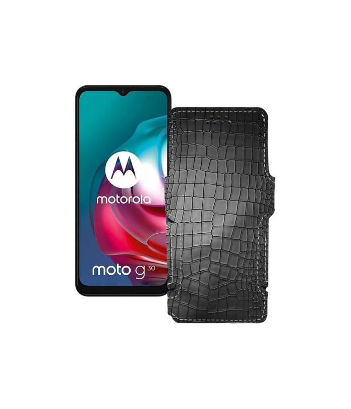 Чохол-книжка з екошкіри для телефону Motorola Moto G30 (xt2129-2)