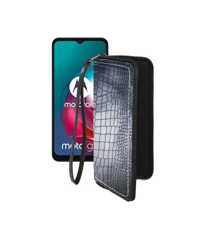 Чохол-гаманець з екошкіри для телефону Motorola Moto G30 (xt2129-2)