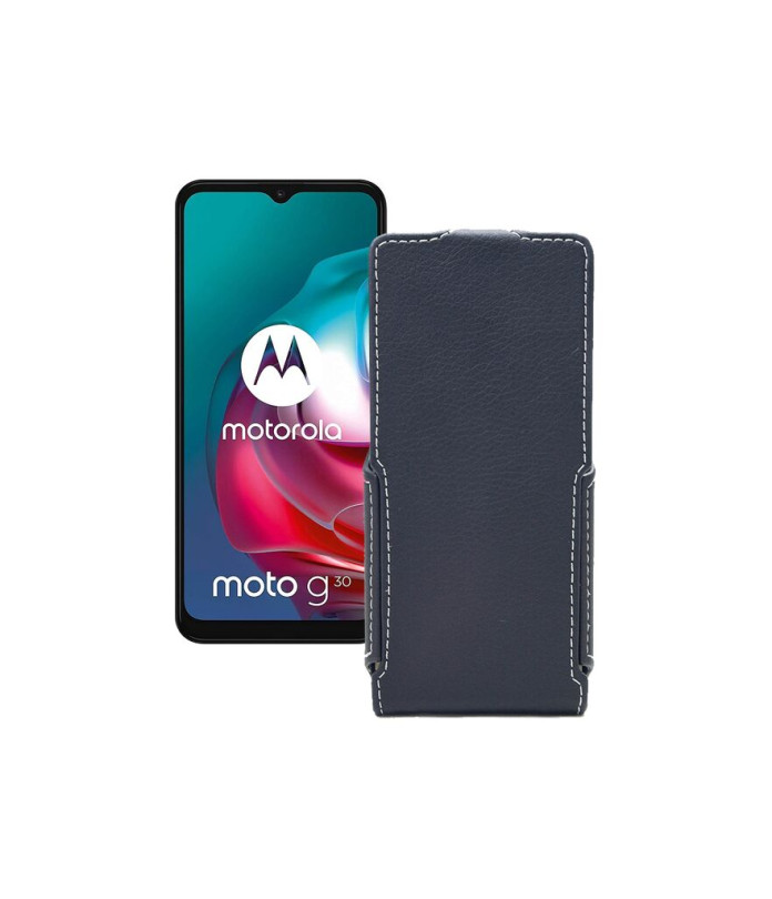 Чохол-флип з екошкіри для телефону Motorola Moto G30 (xt2129-2)