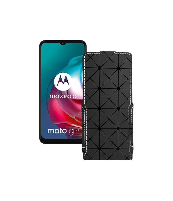 Чохол-флип з екошкіри для телефону Motorola Moto G30 (xt2129-2)