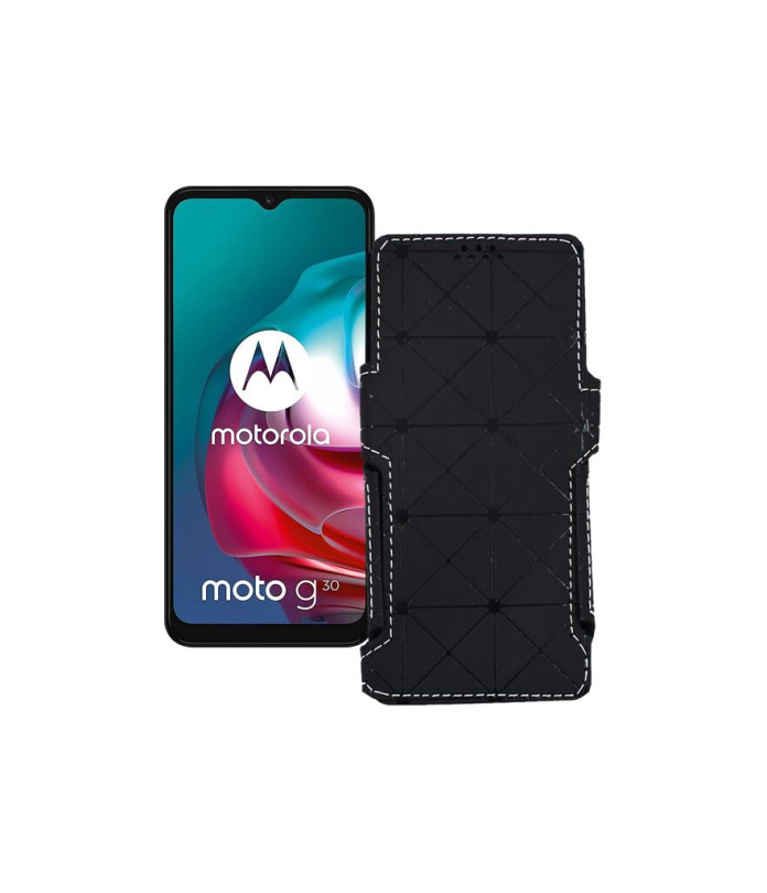 Чохол-книжка з екошкіри для телефону Motorola Moto G30 (xt2129-2)