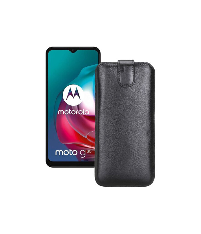 Витяжка з екошкіри для телефону Motorola Moto G30 (xt2129-2)