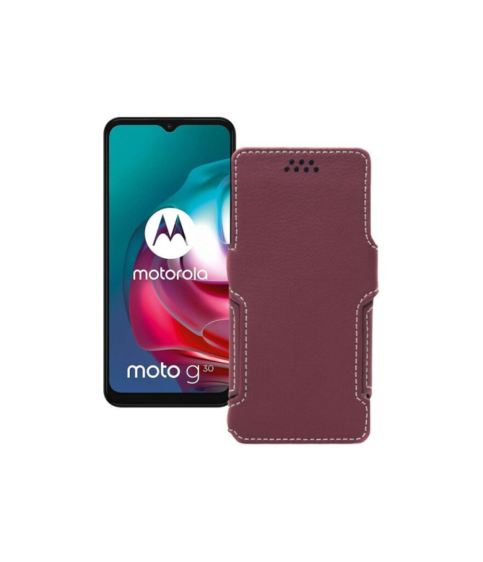 Чохол-книжка з екошкіри для телефону Motorola Moto G30 (xt2129-2)