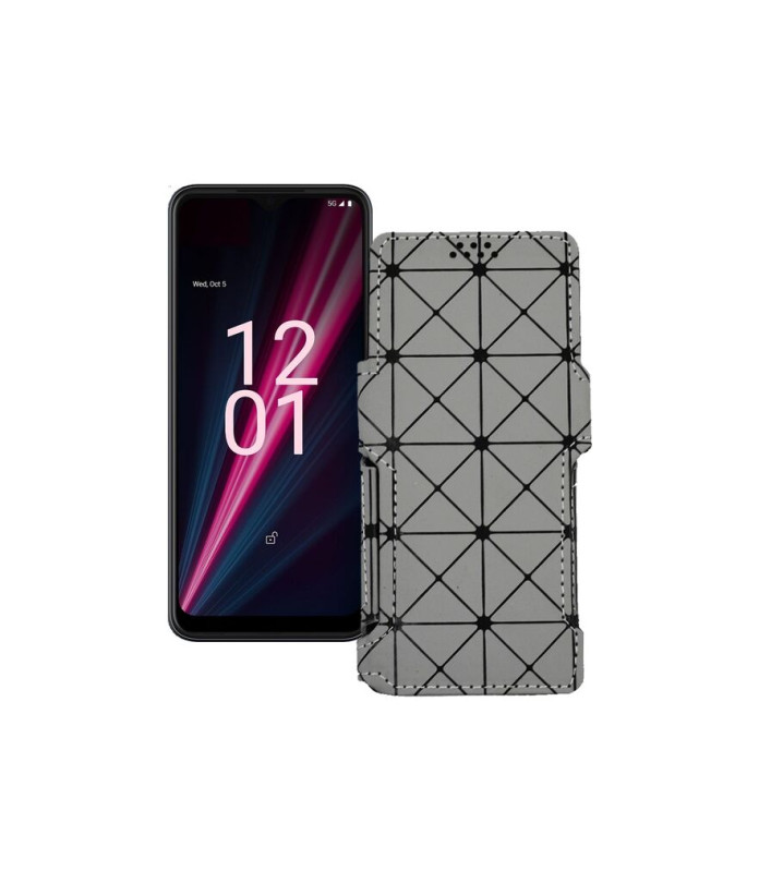 Чохол-книжка з екошкіри для телефону T-Mobile T Phone