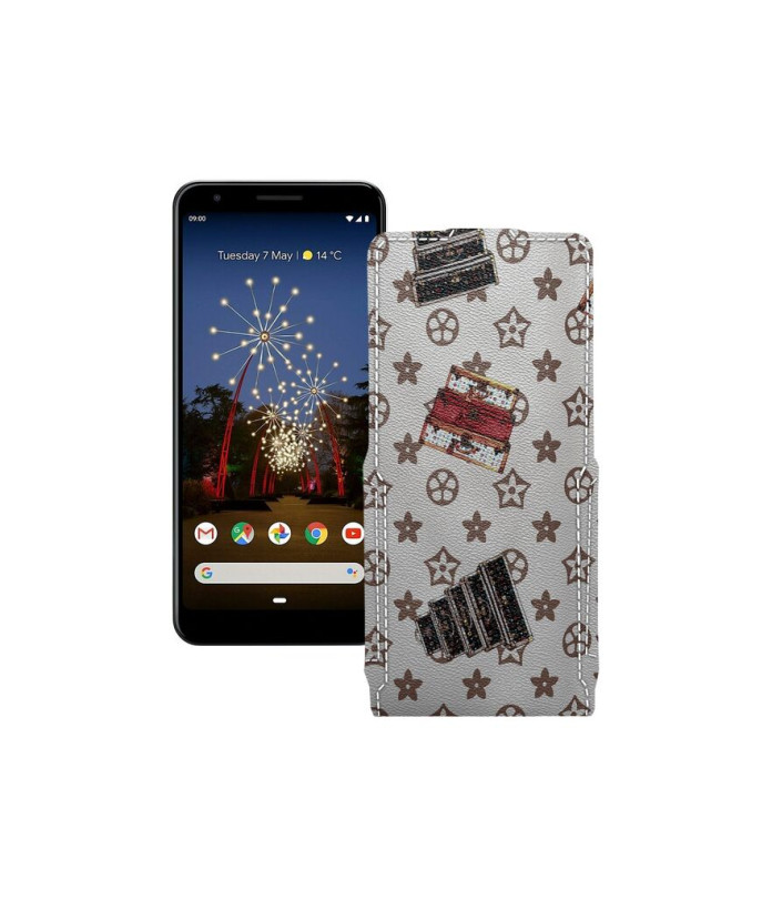 Чохол-флип з екошкіри для телефону Google Pixel 3a