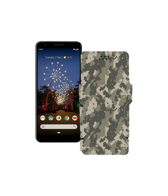 Чохол-книжка з екошкіри для телефону Google Pixel 3a