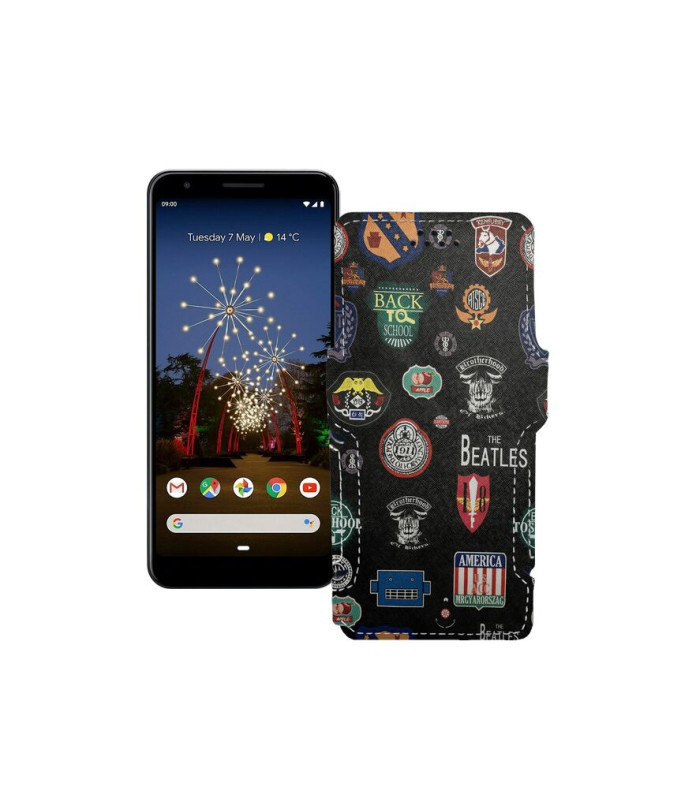 Чохол-книжка з екошкіри для телефону Google Pixel 3a